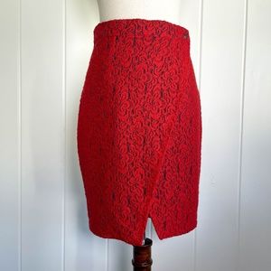 Gorgeous Bold Red Wrap Skirt